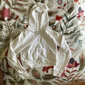 Brandy Melville J Galt cropped hooded sweatshirt